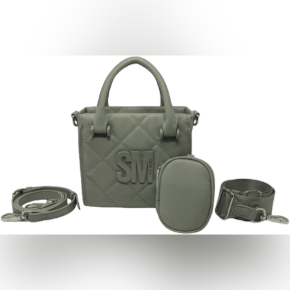 Sold elsewhere Steve Madden Bag. Comes with detachable crossbody strap and coin - Picture 1 of 9